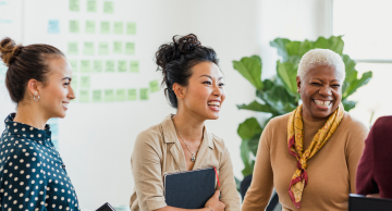 Image of a group of Women in an office environment 