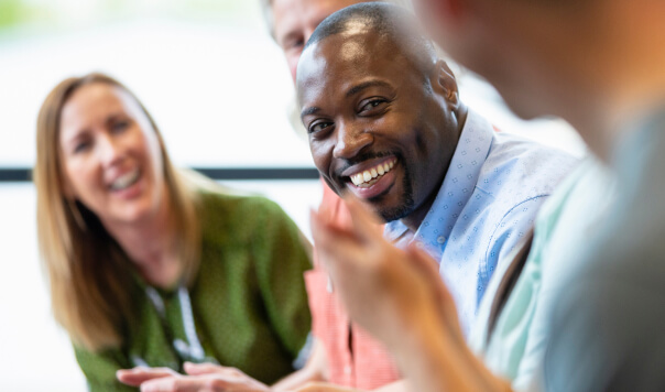 People smiling